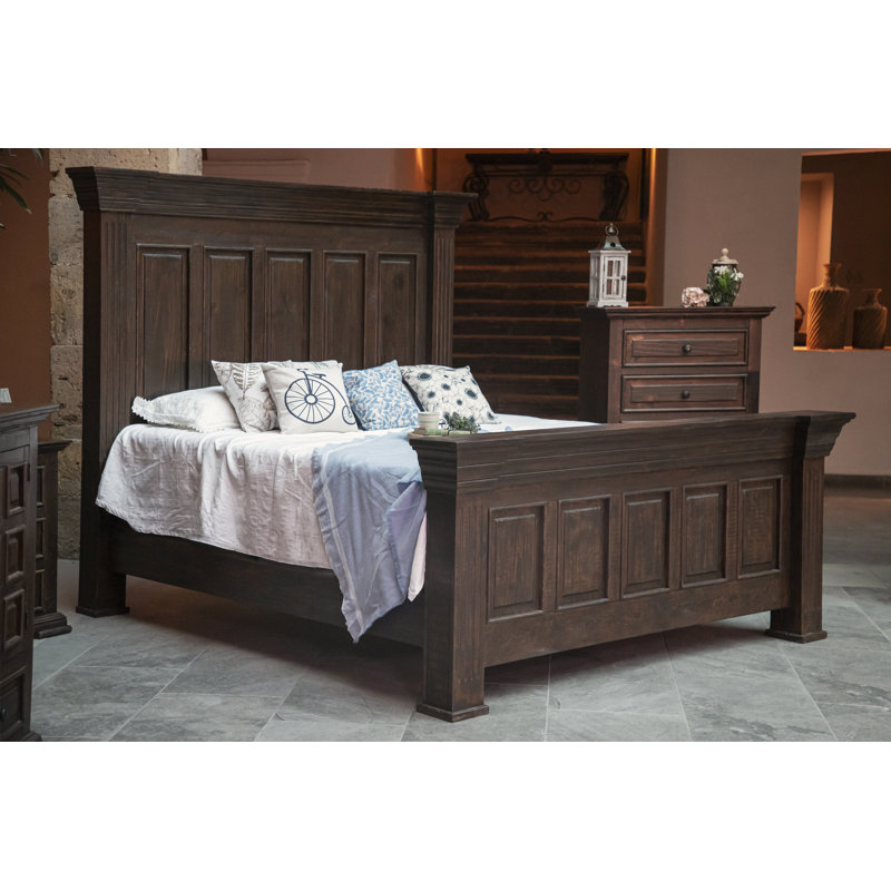Khalei Solid Wood Standard Bed, California King
