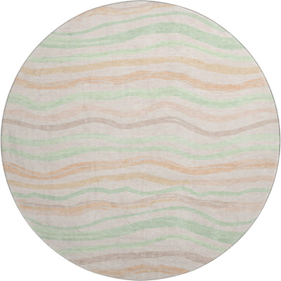 Premium Machine Washable Harjo AMF1581 Stripes Rug