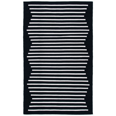 Estiben Hand Woven Cotton Striped Rug