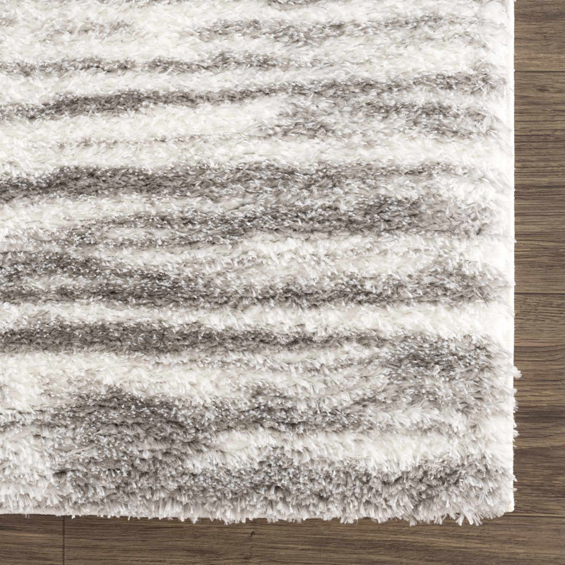Rikkie Abstract Indoor Rug, Rectangle 6'7" x 9'