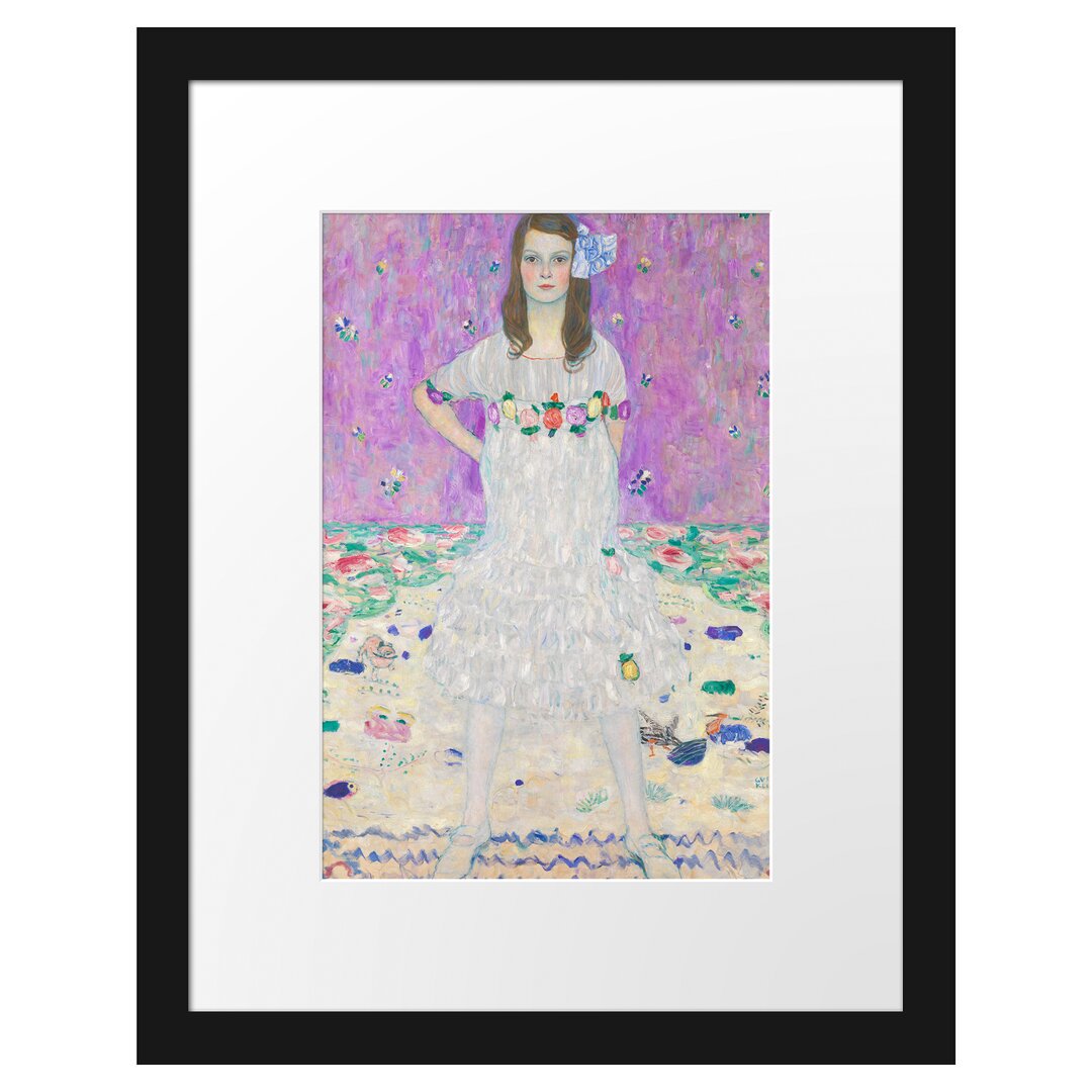 Gerahmter Kunstdruck Mäda Primavesi von Gustav Klimt