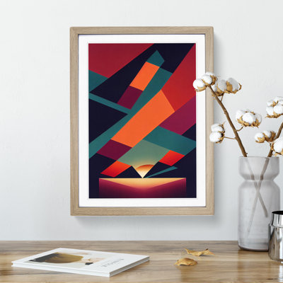 Incomparable Abstract Sunset - Wall Art