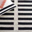Tapis rayé beige / noir Del Norte Kilim 806-931444111