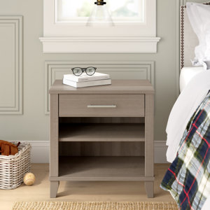 Laia 1 - Drawer Nightstand in Ash Gray