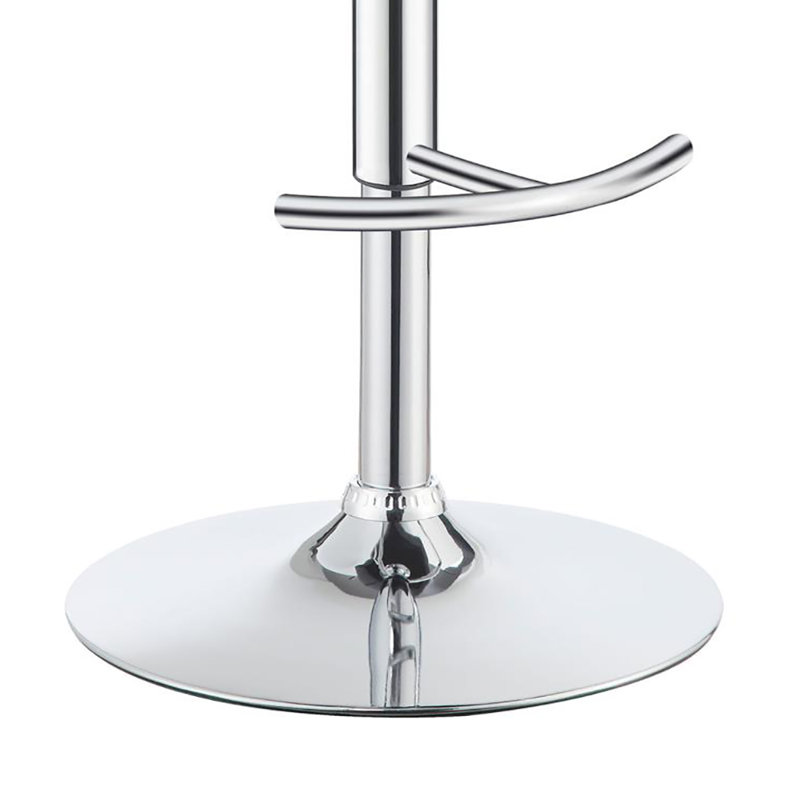 Tabouret de bar réglable en hauteur Mamertas, Noir