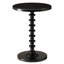 Table ronde noire pour la décoration intérieure - Style adaptable, idéale pour un atelier de loisirs créatifs, fonctionnel et élégant