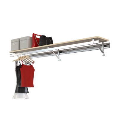 Single Shelf-Hang Closet System