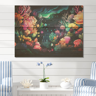 Multicolor Coral Reef Explorations IV - Corail sur bois