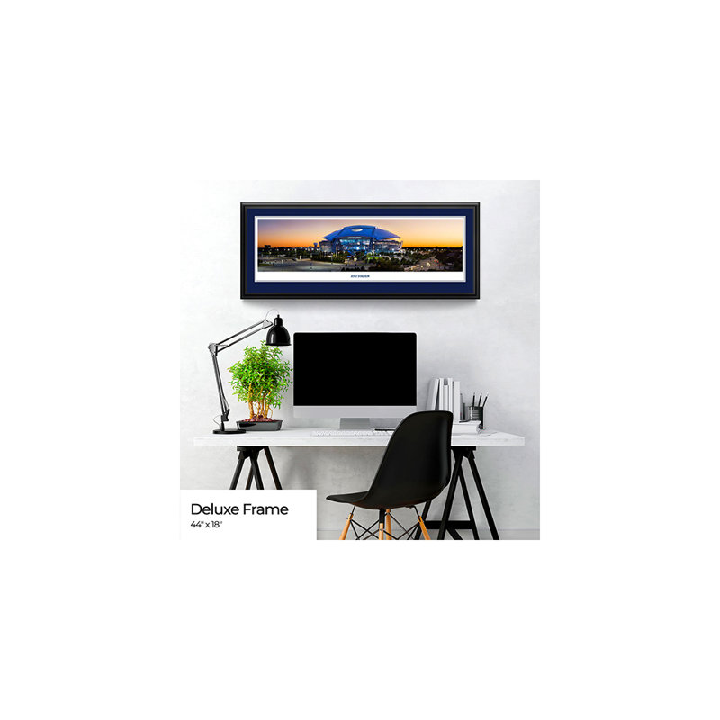 Photo panoramique NFL AT&T Stadium, H 18 po x l 44 po x P 0,88 po, Bleu marine
