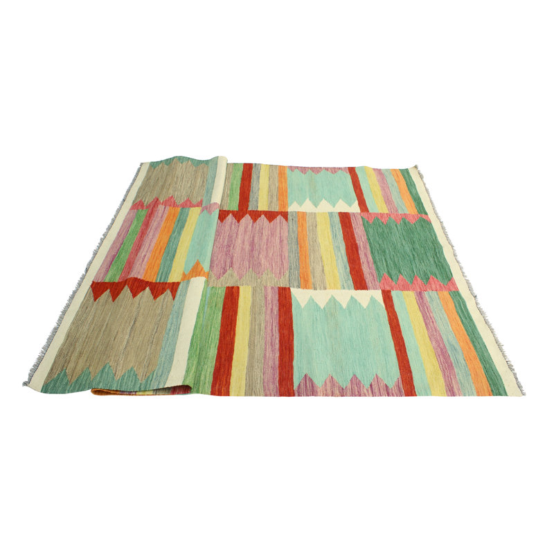 Modern Flatweave Pazira Ivory Rug