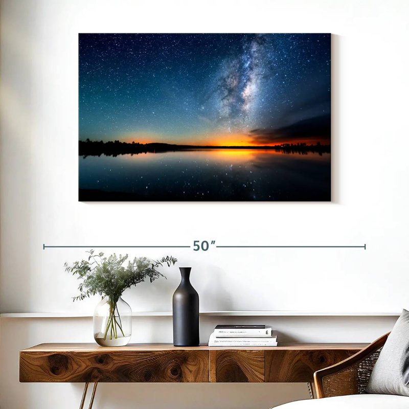 Oberle Galaxy Sunset, 26" H x 39" W