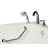 52'' x 32'' Whirlpool Fiberglass Bathtub with Faucet-86584628-63653308
