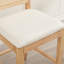 Tabouret de comptoir moderne de 26 po avec dossier en rotin et structure en bois-116133463-116133464