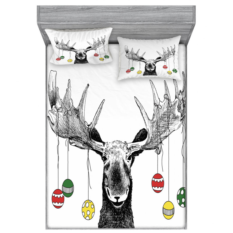 Microfiber Sheet Set, Full Sheet Set with 2 Pillowcases