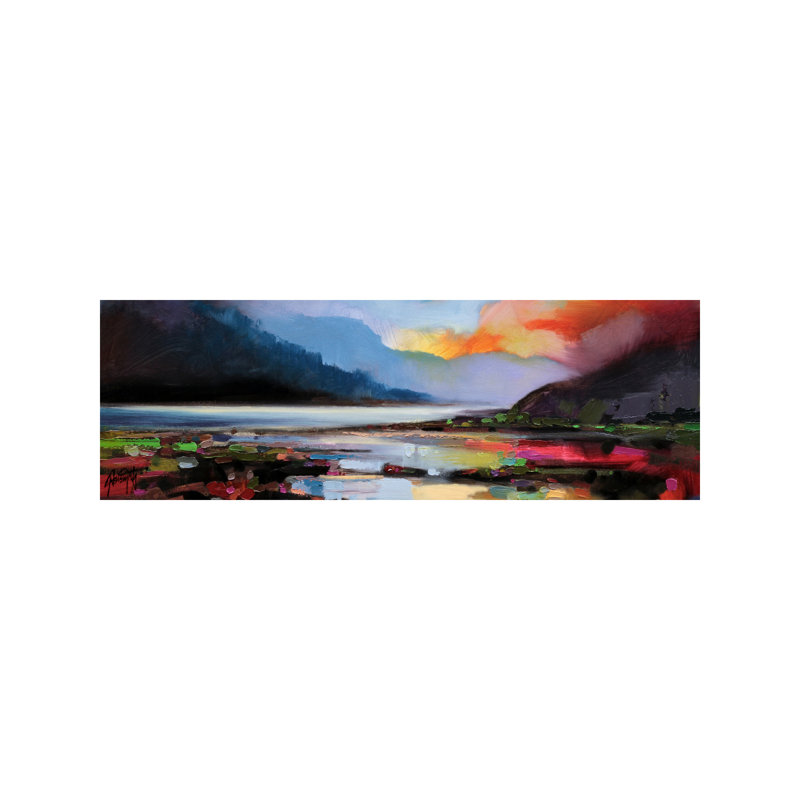 Ethereal Light by Scott Naismith - Wrapped Canvas Panoramic Painting, 30.48 cm H x 91.44 cm W x 3.175 cm D