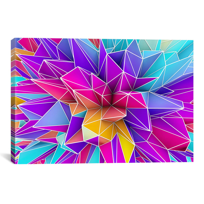 « kaos pop », impression sur toile, H 40 po x l 60 po x P 1,5 po