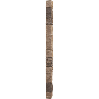 Universal Outside Corner for EverStone Faux Stone Siding Panels, 3"W x 3"D x 48"H, Urban Color