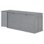Grand lit escamotable avec bureau rotatif, gris-1818183092