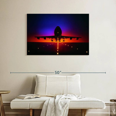 Avion Mehar au crépuscule