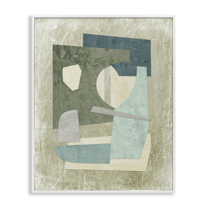  «Neutral Shapes Arranged», estampe numérique encadrée par Suzanne Nicoll, H 14 po x l 11 po