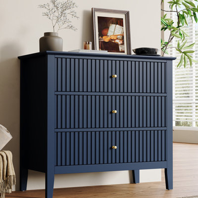  Commode 3 tiroirs Amberrae, 32 po de largeur