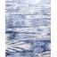 Tapis moderne fait à la main de conception unique - bleu, 8 pi 1 po x 10 pi 1 po