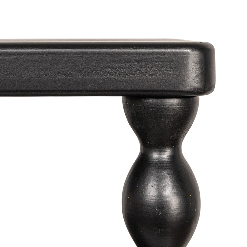 Table d'appoint rectangulaire, Noir