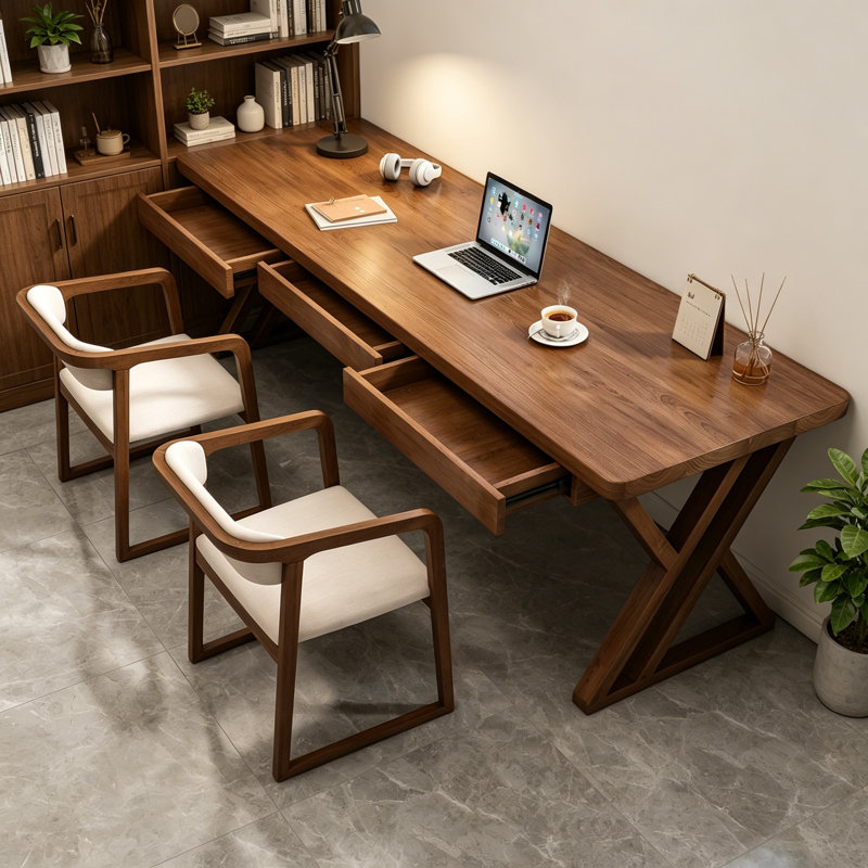 Bureau simple Simple, H 29,5 po x l 63 po x P 23,6 po