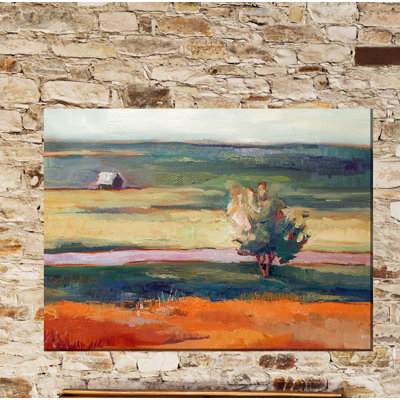 Exel Lone Tree Outdoor Wall Canvas Art