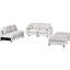 Canapé modulaire de luxe en U, en U ou en L avec coussin, pour bureau - Beige 6 Velours côtelé en forme de U et repose-pieds, Coin salon-1869473356-1869473358