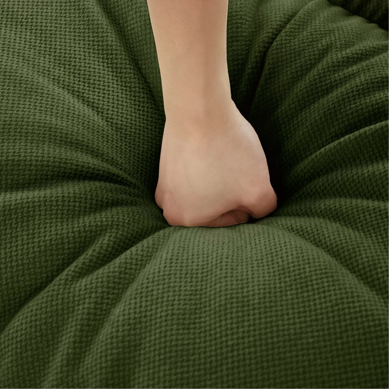 Flora Armless Sofa Chenille- Green
