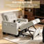 Fauteuil-lit escamotable 3-en-1 à lattes de 36,6 po Latitude USB Latitude Run-189654952