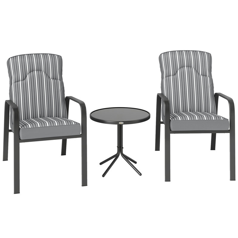 78.5cm Long Chaise Lounge Set with Cushions