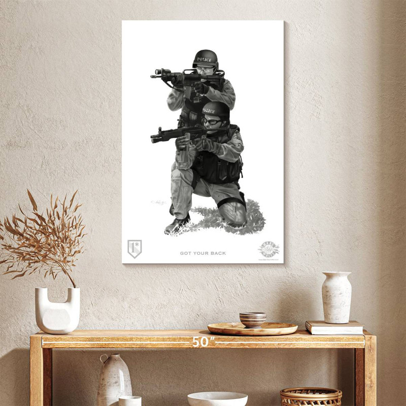 Got Your Back, 39" H x 26" W