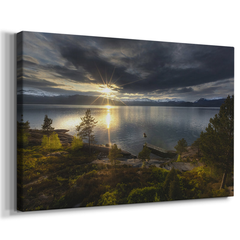 «Breaking Dawn» - galerie enveloppée Cavas, 18 x 27