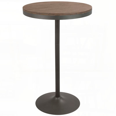 Adjustable Bar / Dinette Table – Industrial Style in Brown