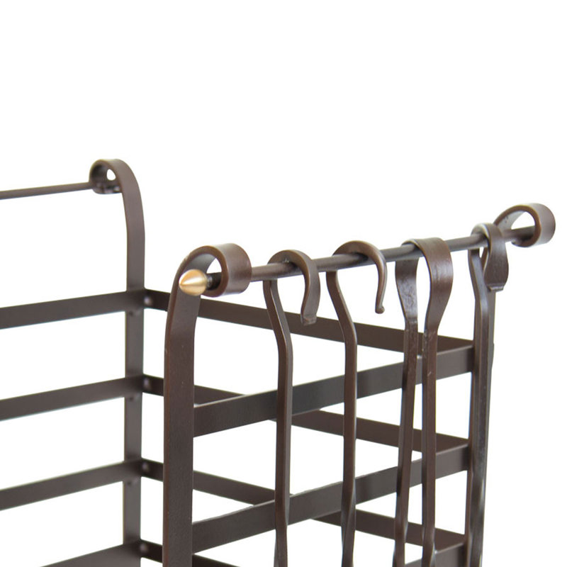 Wescosville 52cm W Metal Log Rack