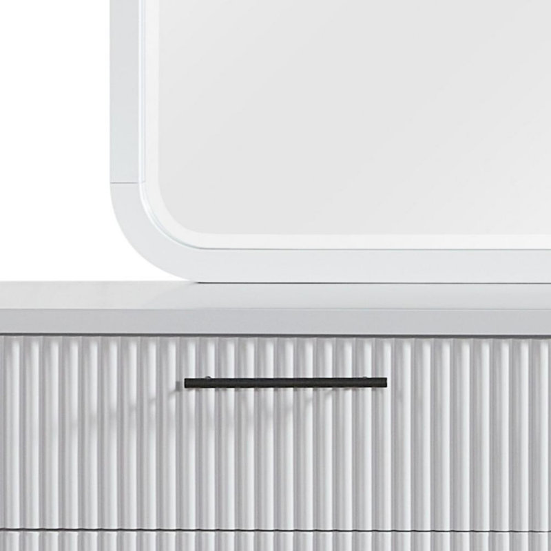 Commode 6 tiroirs, Blanc