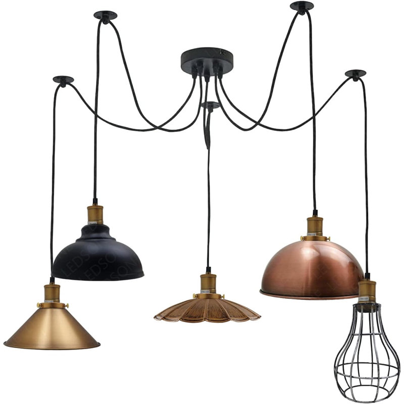 5 - Light Mixed Novelty Pendant