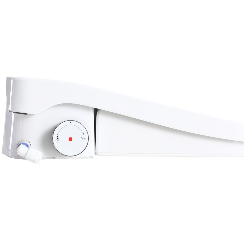 Adjustable Heated Smart Bidet Toilet Seat With Side Knob, Night , And Automatic Nozzle Cleaning - Post Cleaning, Female Massage Functions, Precise Position Adjustment Via Remote, Intelligent