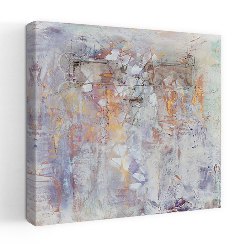 Relique du passé I, art abstrait contemporain, H 36 po x l 36 po