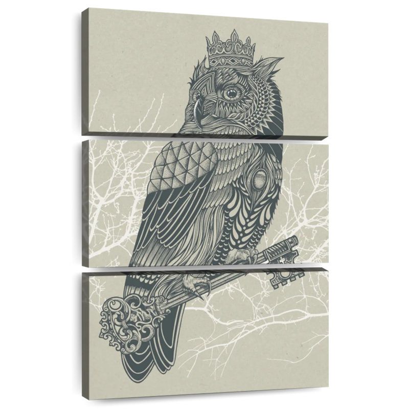 Brampt Owl King, 32" H x 20" W