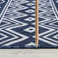 Tapis d'intérieur / extérieur bleu marine / blanc Farrington Gurney-1458199057