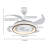 Lahela 42 Inch Modern Retractable Ceiling Fan with Light and Remote Control