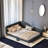 Upholstered Daybed With Headboard And Armrest-19911151-19911150
