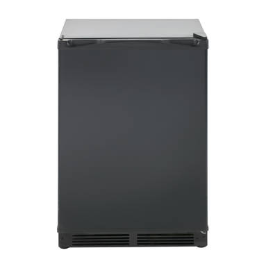 Impecca 4.4 Cu. ft. Compact Mini Refrigerator with Glass Shelves - Black