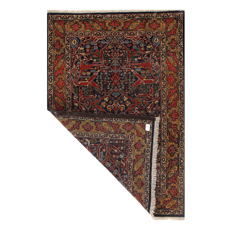 One-of-a-Kind Rectangle 4' X 6' Hand Knotted Area Rug