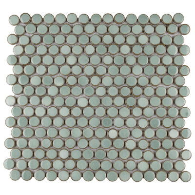 SAMPLE - Hudson Penny Porcelain Mosaic Wall & Floor Tile