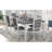 Rustic 7-Piece 78.1Inch Extendable Dining Table Set With 18Inch Removable Leaf, 6 Upholstered Dining Chairs, 2 Built-In Drawers-990587425-990587428