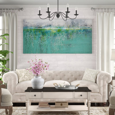 «Colorscape» par Carole Malcolm - reproduction sur toile